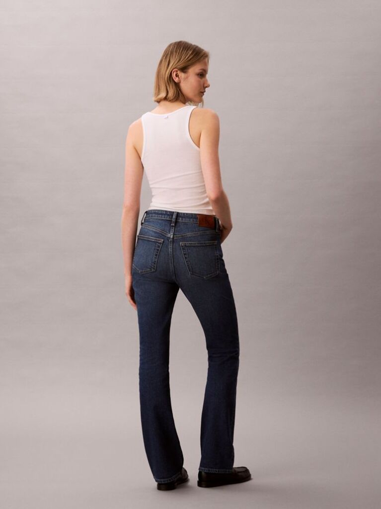 Denim Στενό Τζιν Με Bootcut Γραμμή  Γυναίκα