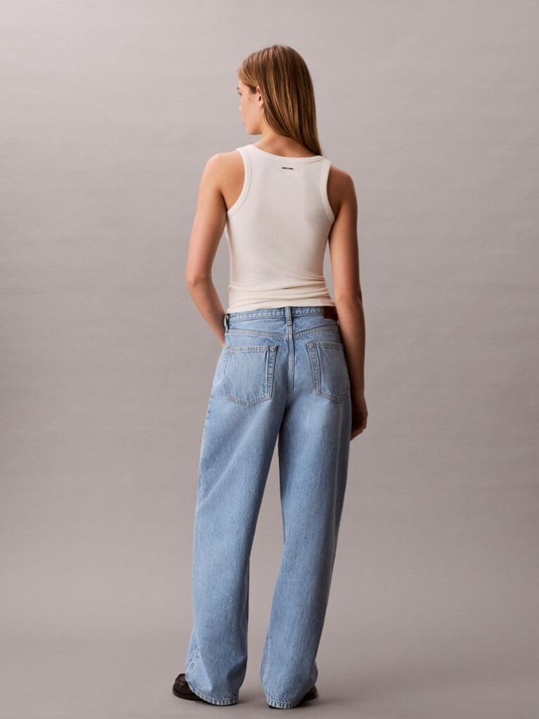 Denim Relaxed Barrel Jeans  Women