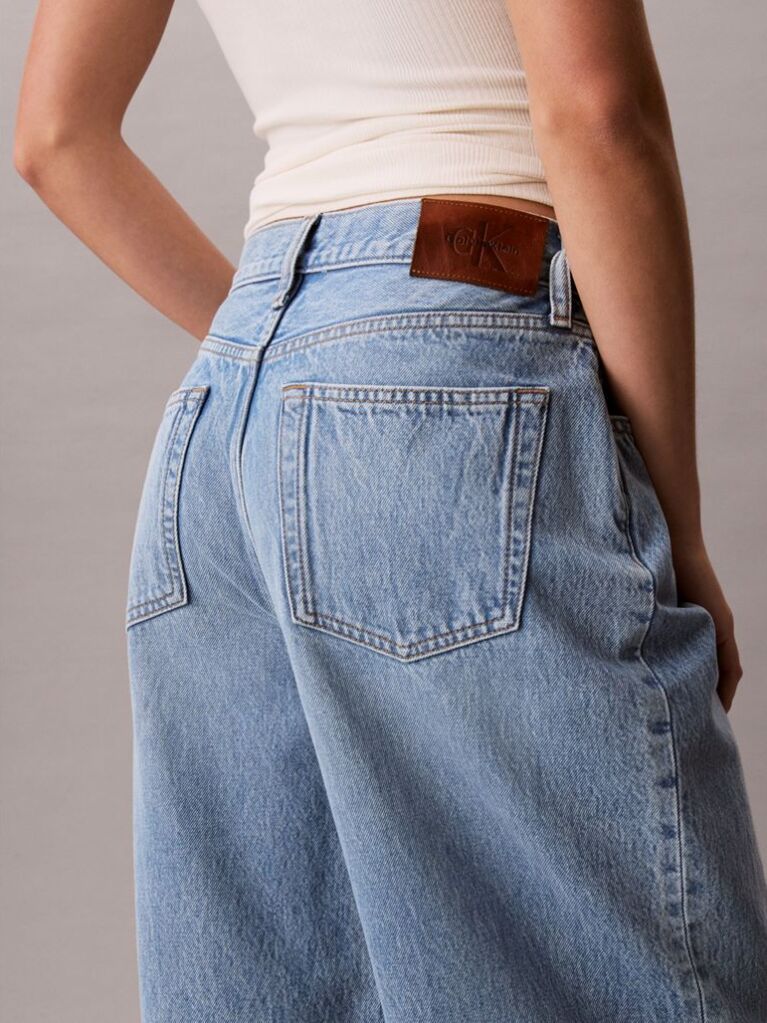 Denim Relaxed Barrel Jeans  Women