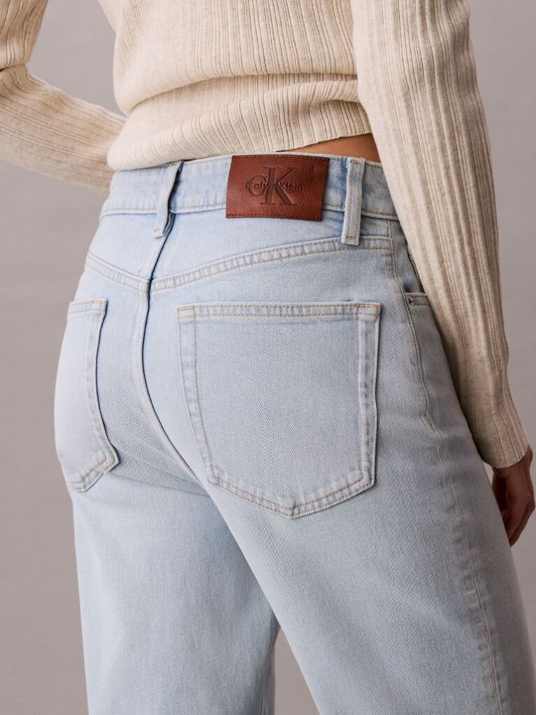 Denim Ψηλόμεσο Τζιν Με Ίσια Γραμμή  Γυναίκα