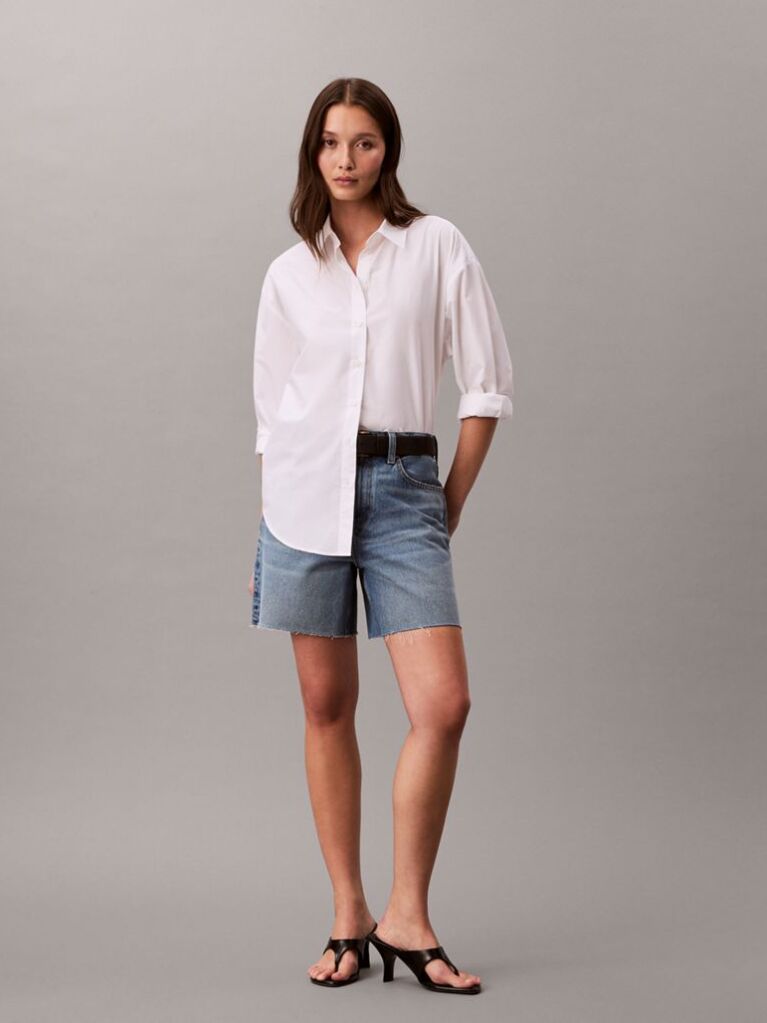 Denim 90s Denim Σορτς Με Άνετη Γραμμή  Γυναίκα