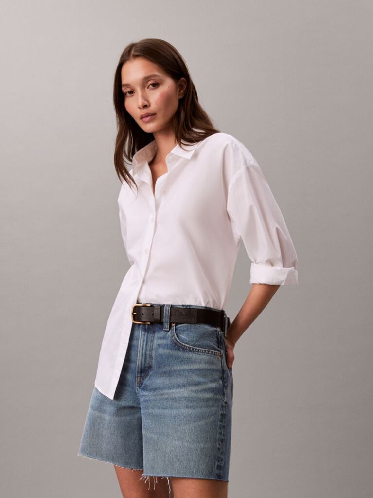 Denim 90s Denim Σορτς Με Άνετη Γραμμή  Γυναίκα