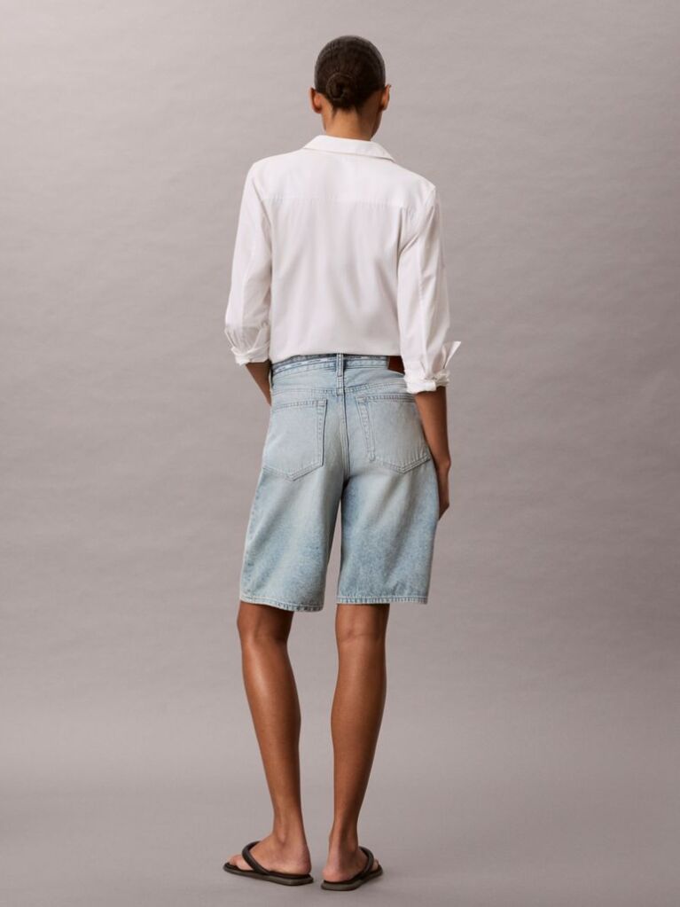 Denim Denim Βερμούδα Με Ρίγα Λογότυπου  Γυναίκα