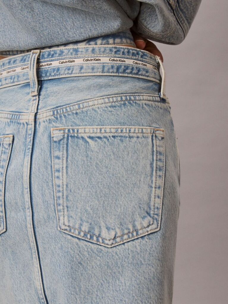 Denim Denim Μίνι Φούστα Με Ρίγα Λογότυπου  Γυναίκα
