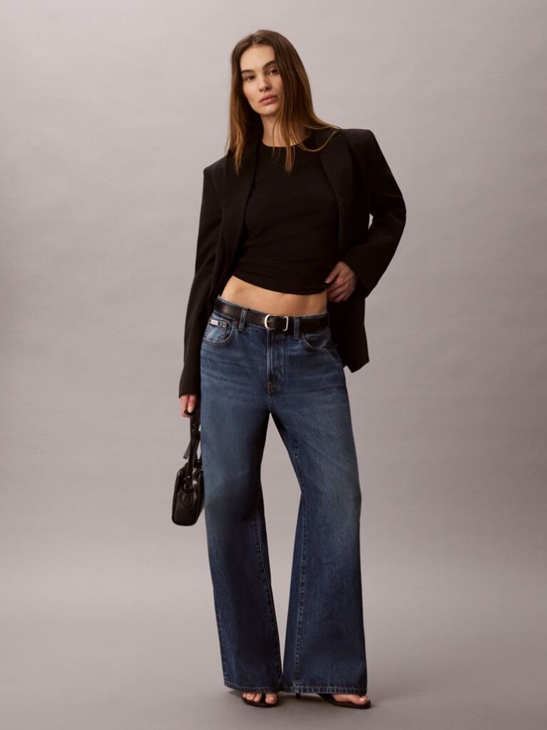 Denim Τζιν Με Φαρδιά Γραμμή  Γυναίκα