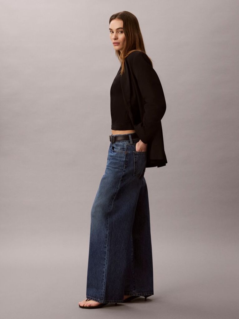 Denim Τζιν Με Φαρδιά Γραμμή  Γυναίκα