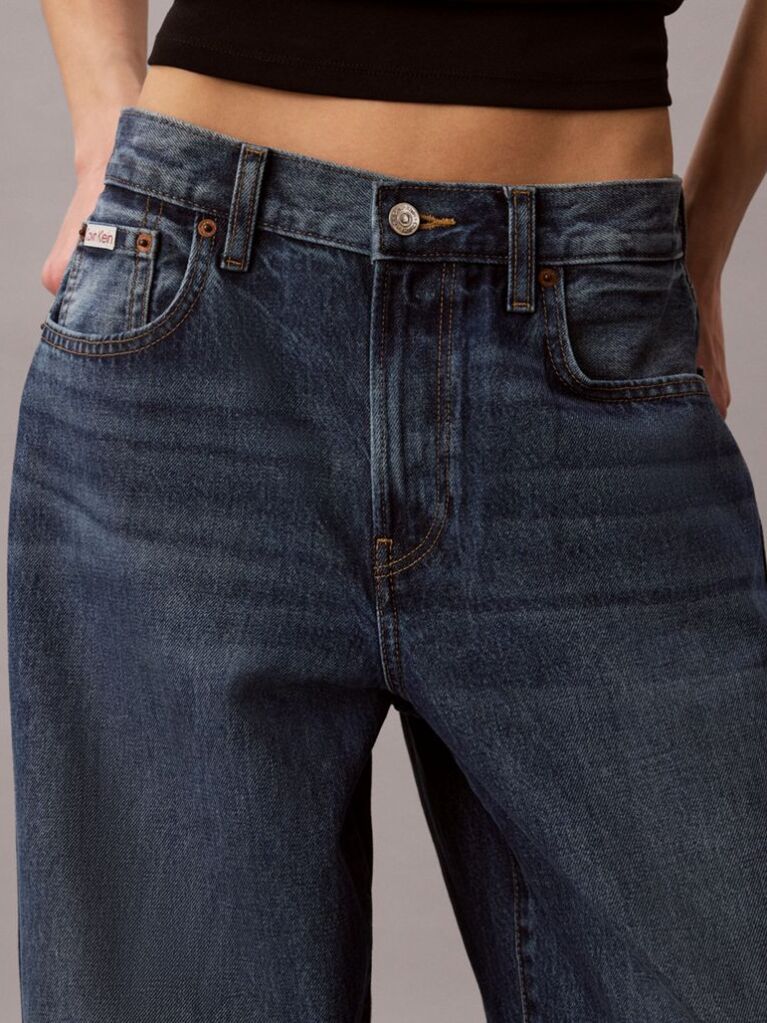 Denim Τζιν Με Φαρδιά Γραμμή  Γυναίκα