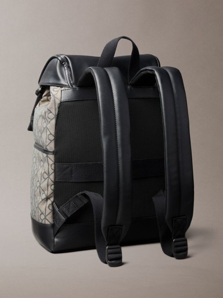 Multi Water Repellent Logo Jacquard Backpack  Men