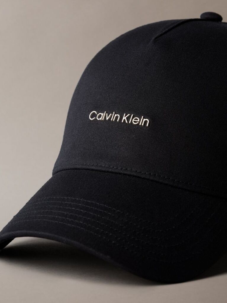 Black UV Cotton Twill Adjustable Cap  Men