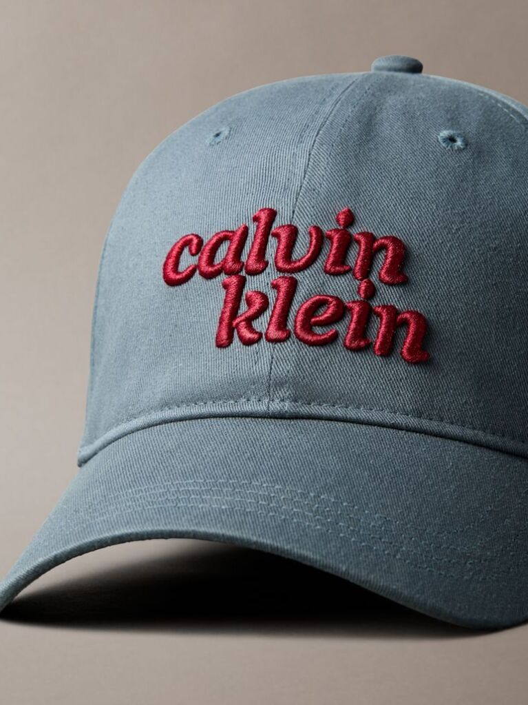 Blue 1989 Embroidered CK Logo Cap  Men