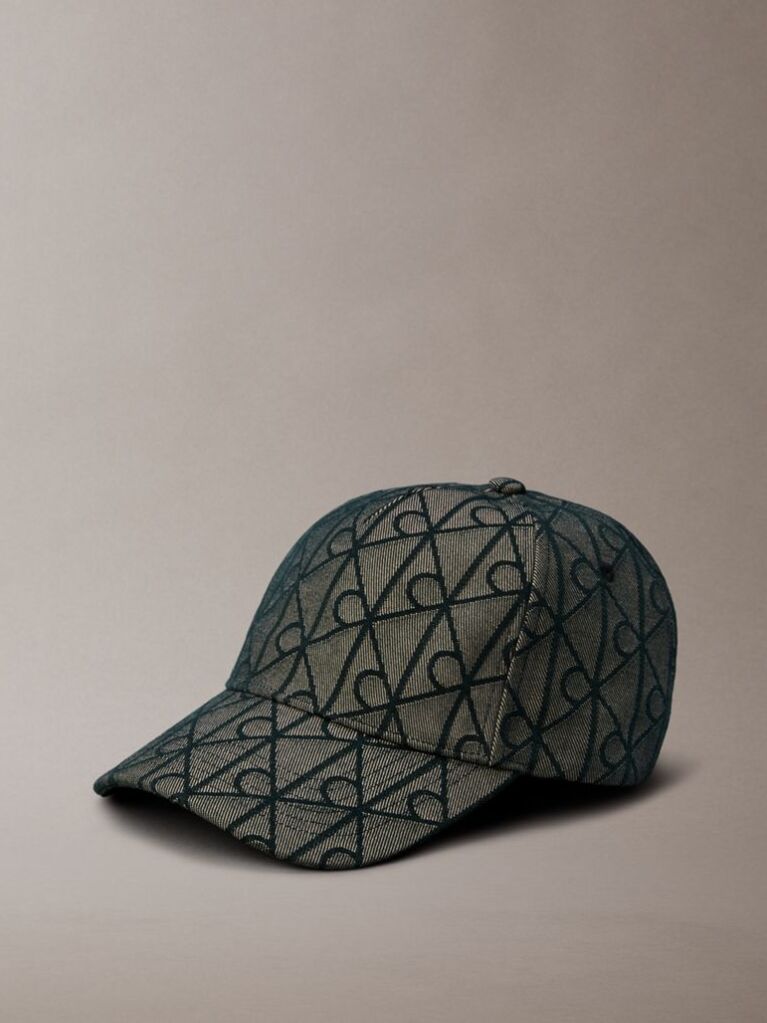 Multi Logo Jacquard Twill Cap  Men