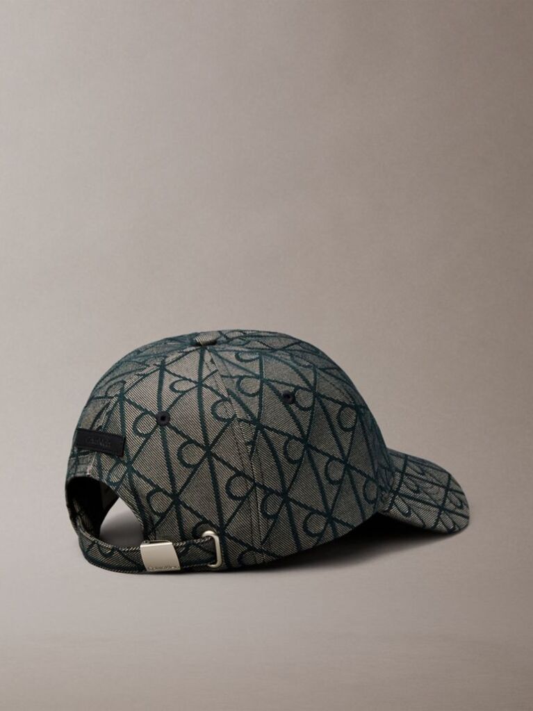 Multi Logo Jacquard Twill Cap  Men