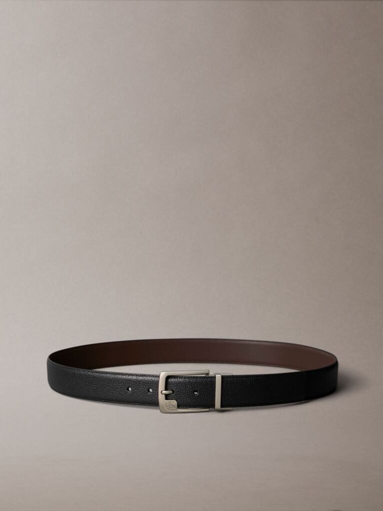 Multi Full-Grain Leather Belt  Men