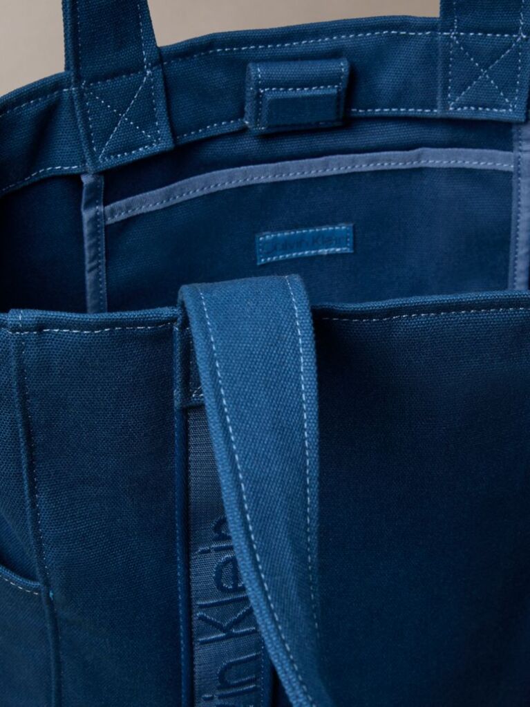 Denim Τσάντα Tote Με Ζακάρ Λογότυπο  Γυναίκα