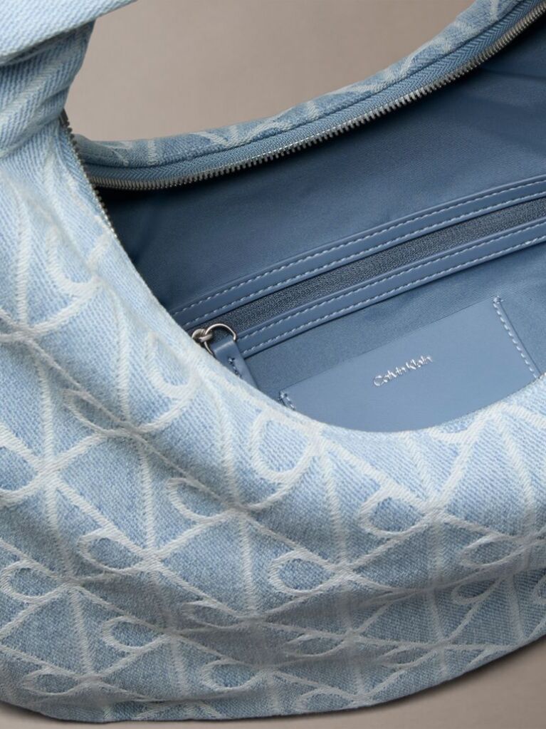 Denim Denim Crescent  Τσάντα Με Λογότυπο Παντού  Γυναίκα