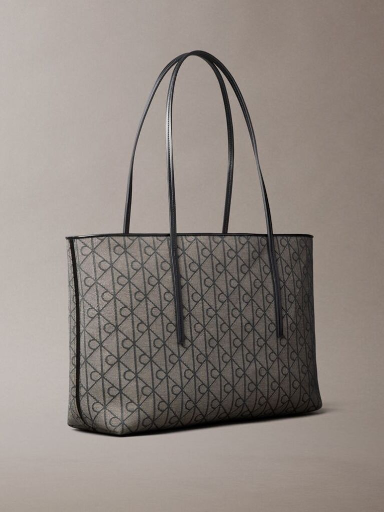 Multi Emblem Logo Jacquard Tote Bag with Pouch  Women