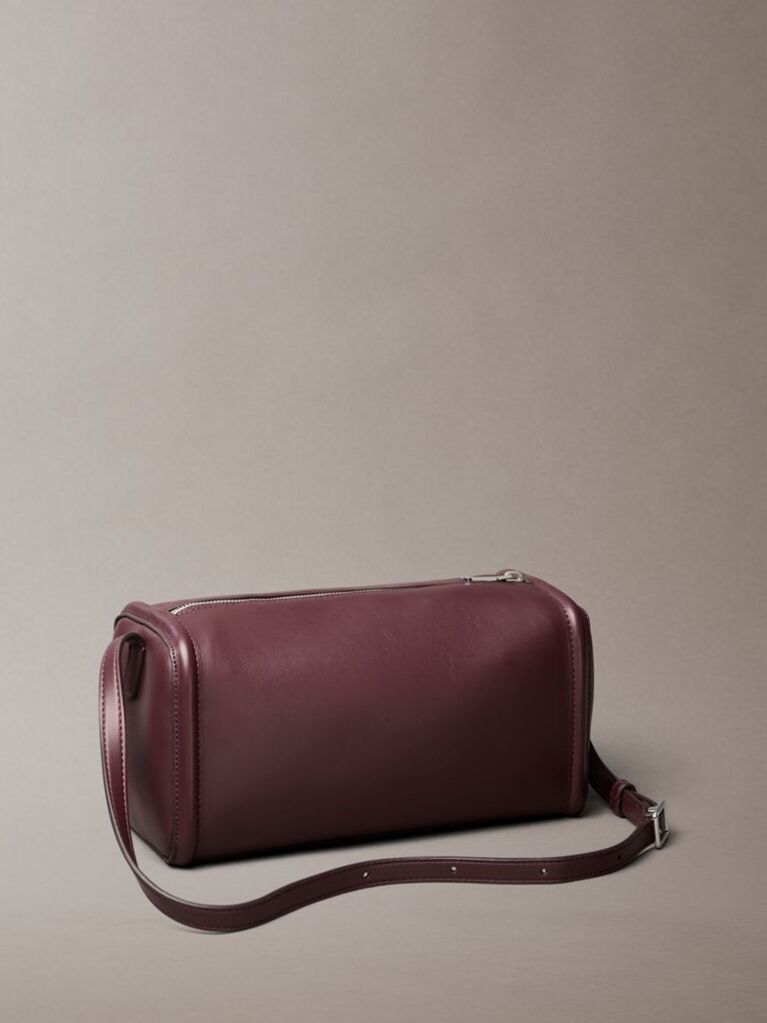 Red Contrast Monogram Boxy Shoulder Bag  Women