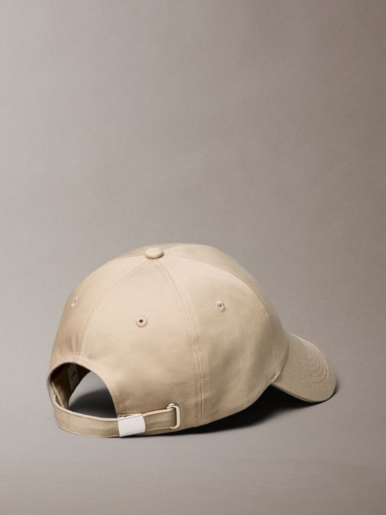 Beige Twill Logo Cap  Men