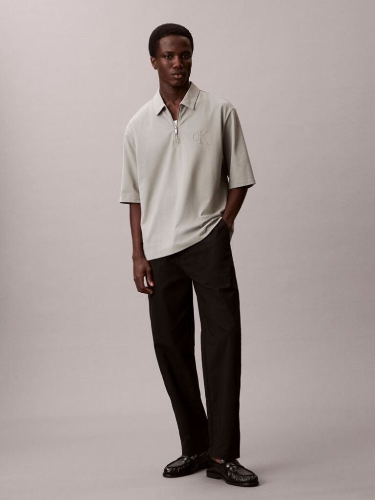 Green Pima Cotton Polo Shirt  Men