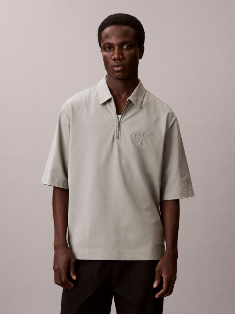 Green Pima Cotton Polo Shirt  Men