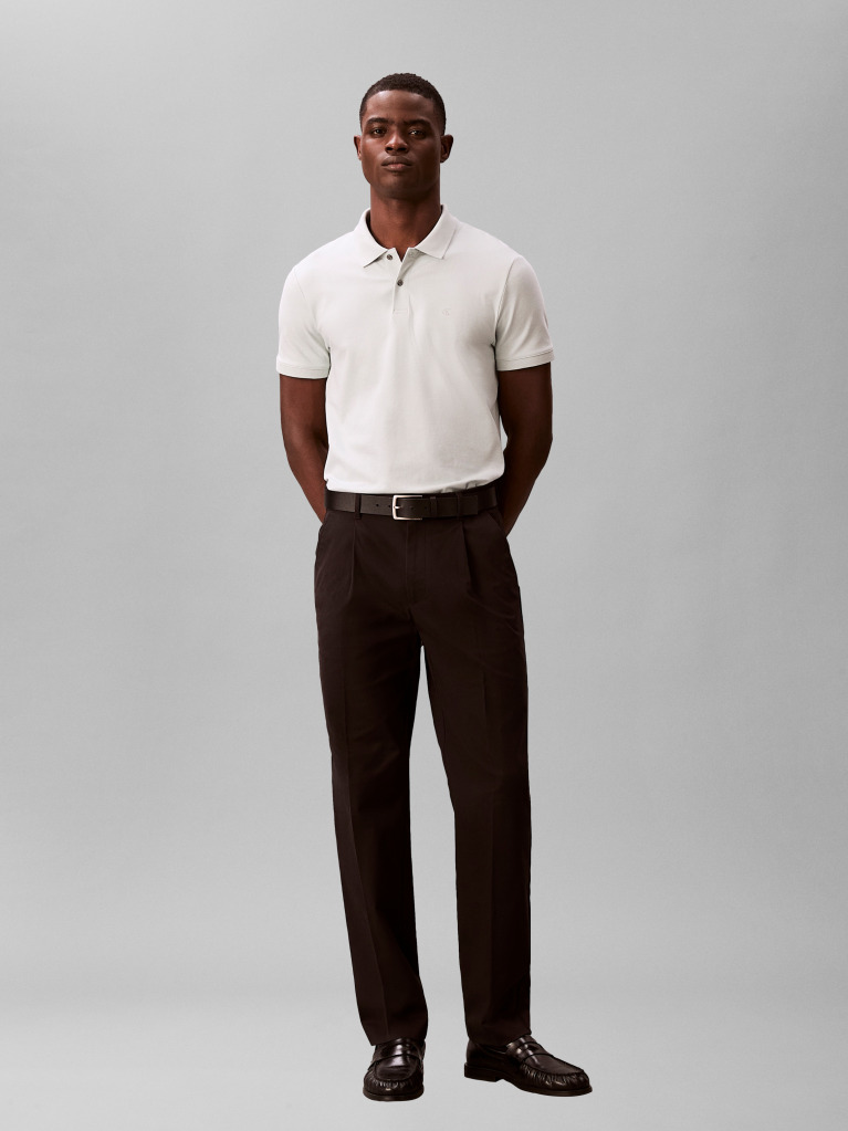 Green Supima Cotton Slim Refined Pique Polo Shirt  Men