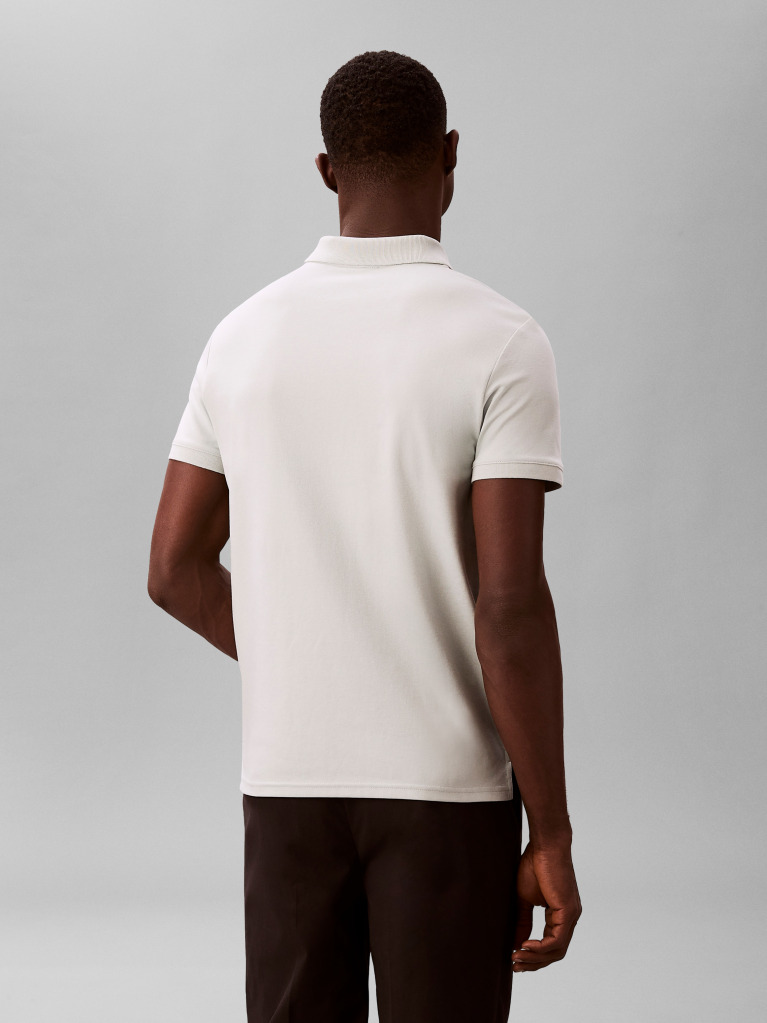 Green Supima Cotton Slim Refined Pique Polo Shirt  Men