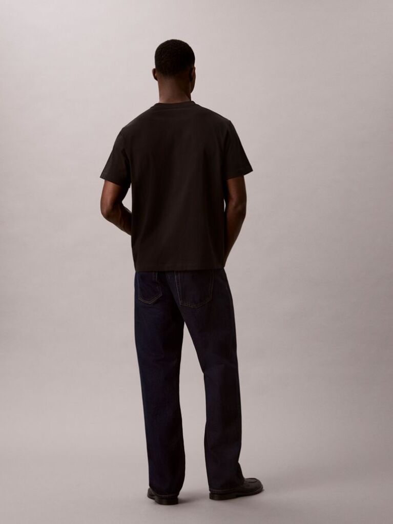 Black Relaxed Logo T-shirt  Men