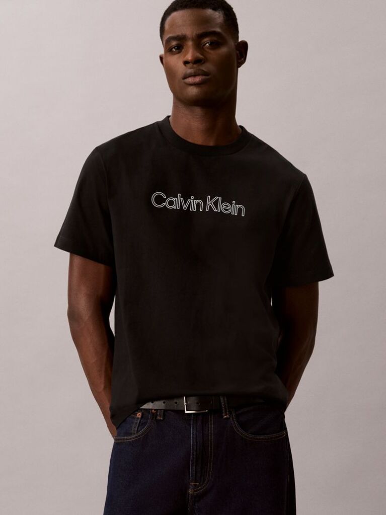 Black Relaxed Logo T-shirt  Men