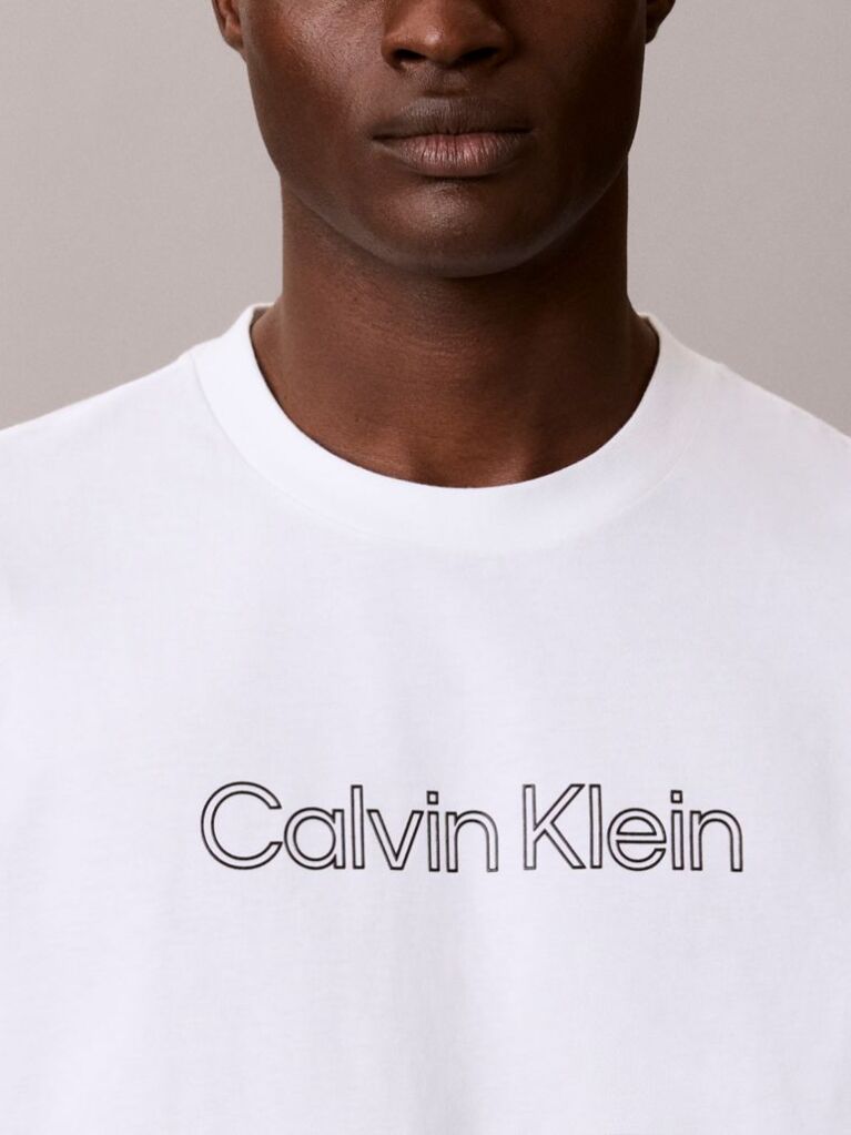 White Relaxed Logo T-shirt  Men