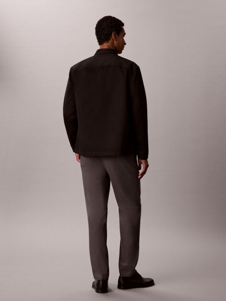 Γκρι Παντελόνι Chino Με Tapered Γραμμή  Άνδρας