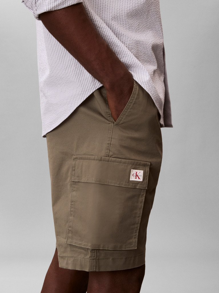 Green Comfortable and stylish. Cargo bermuda shorts, an easy-to-wear piece for casual style.  Men