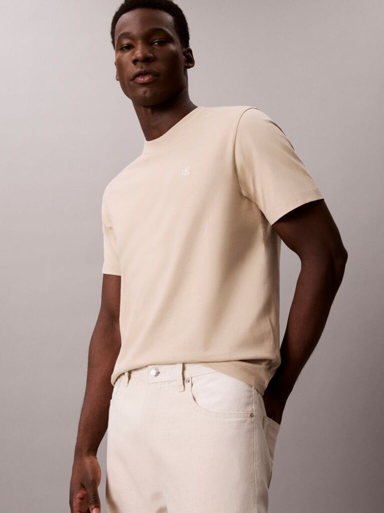 White Monogram T-shirt  Men