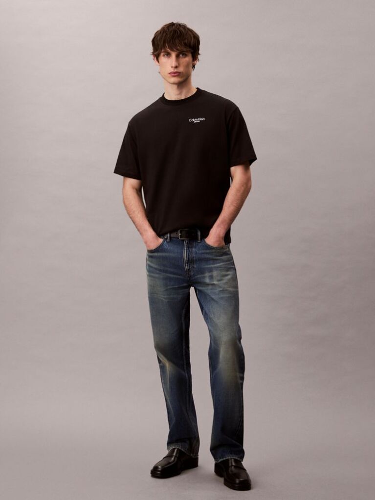 Black Back Logo T-shirt  Men