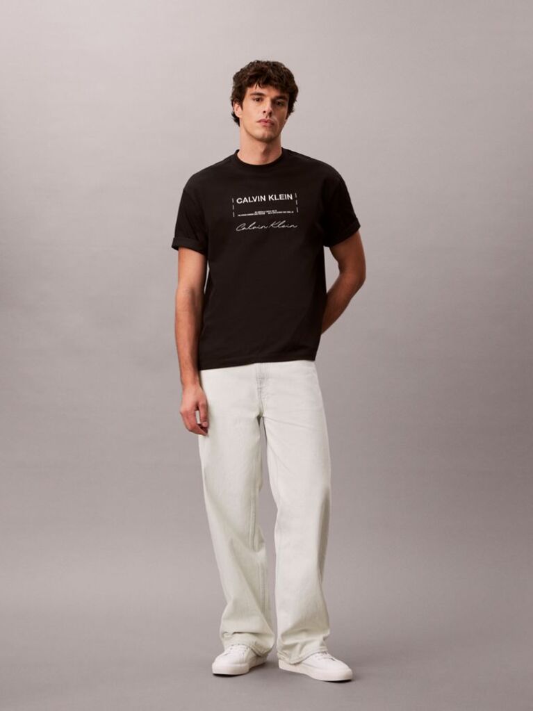 Black 16S April Graphic Seasonal T-Shirt  Men