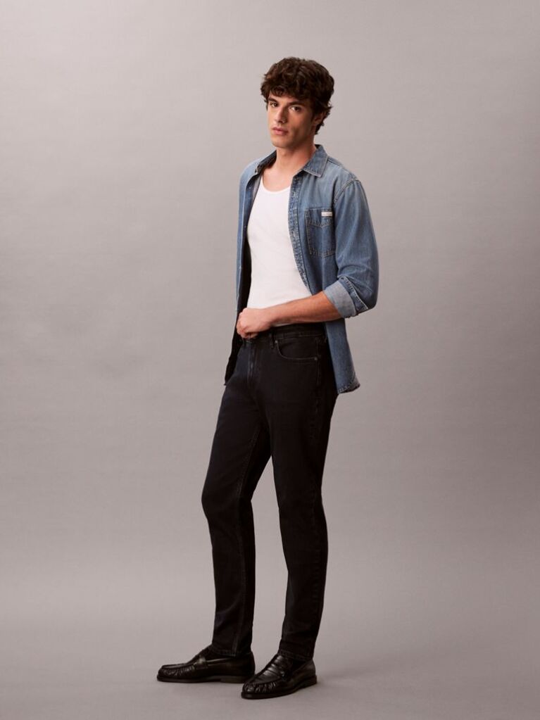 Denim Slim Tapered Jeans  Men