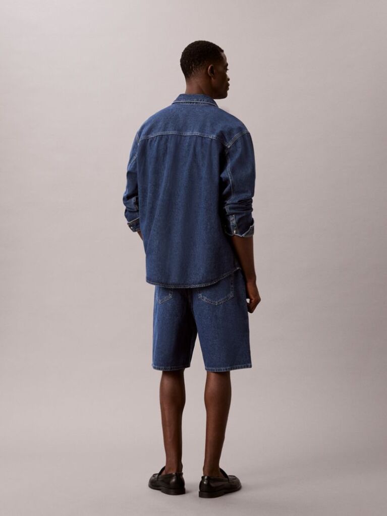 Denim 90s Denim Βερμούδα Με Λογότυπο  Άνδρας