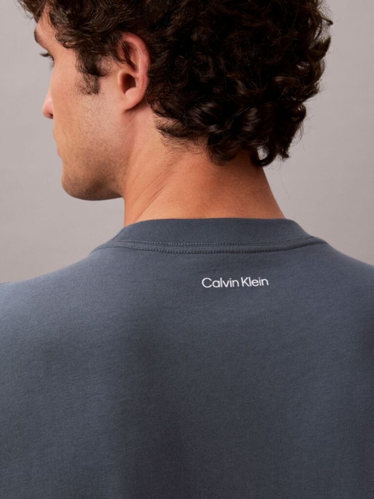 Blue Relaxed Logo T-shirt  Men