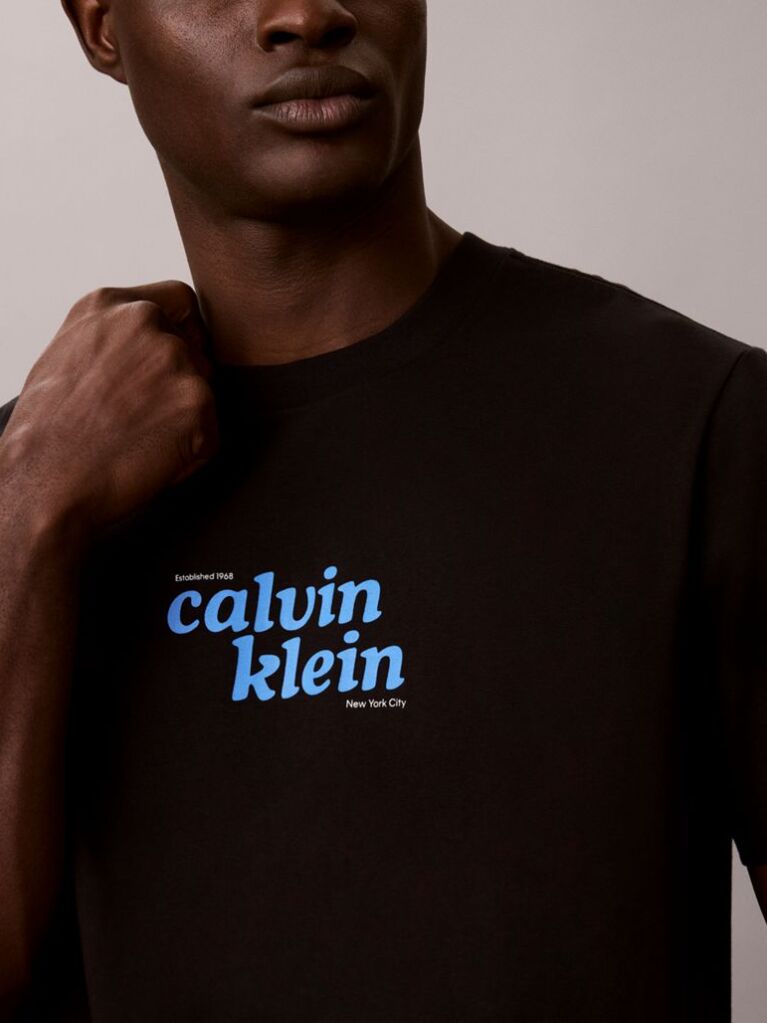 Black Relaxed Logo T-shirt  Men