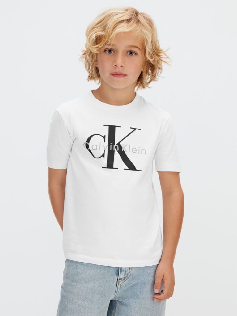 White Kids' Logo T-shirt  Kids Unisex