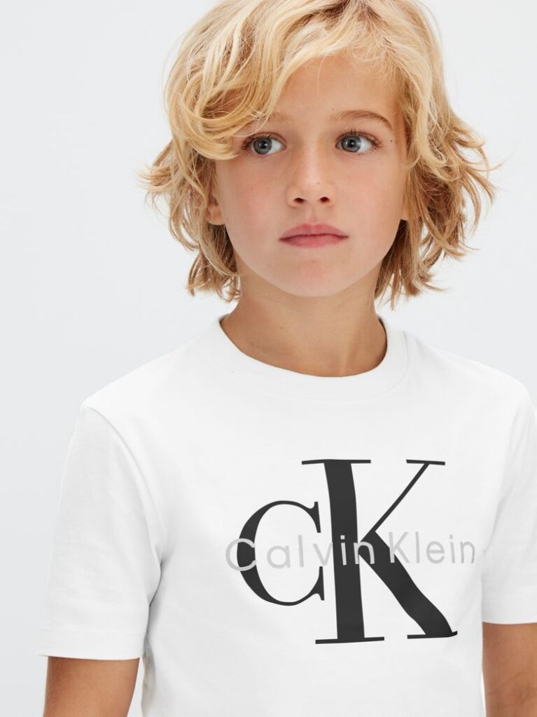 White Kids' Logo T-shirt  Kids Unisex