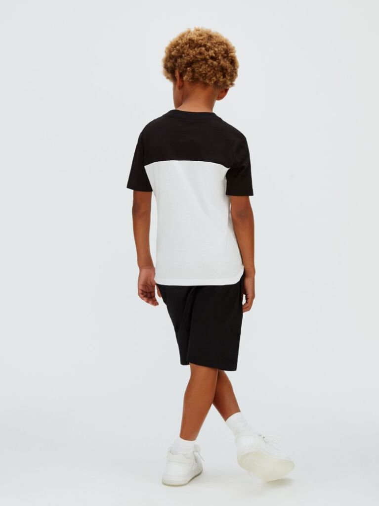 Black Colourblock T-shirt  Boys
