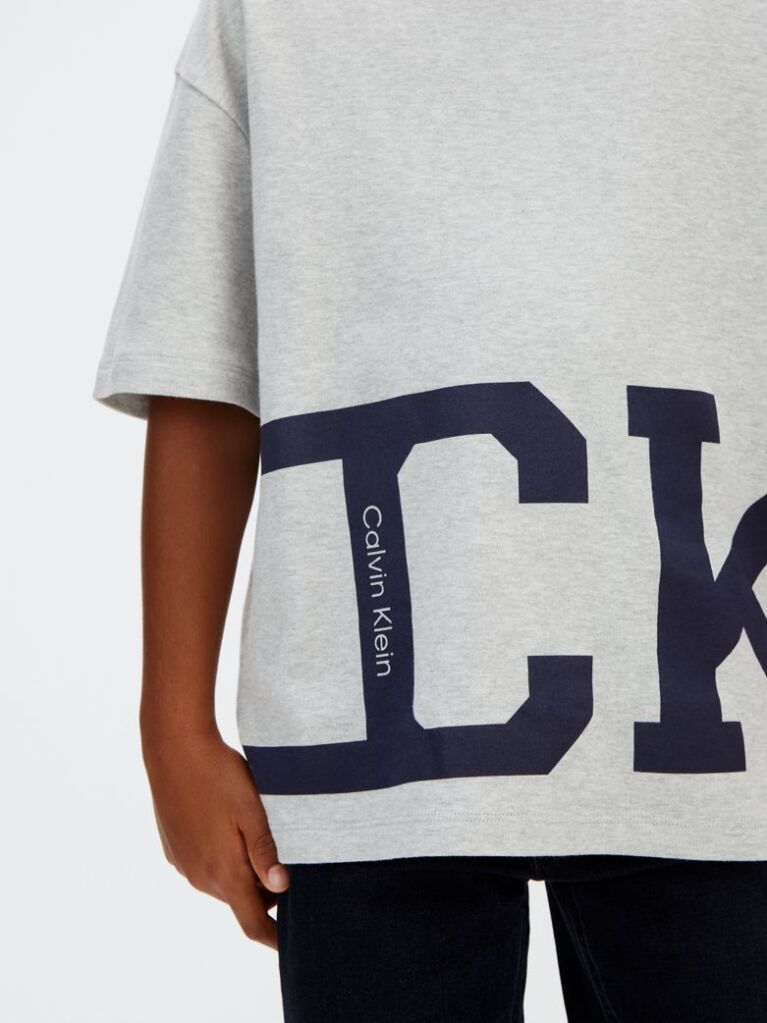 Γκρι T-shirt Με Λογότυπο  Αγόρι
