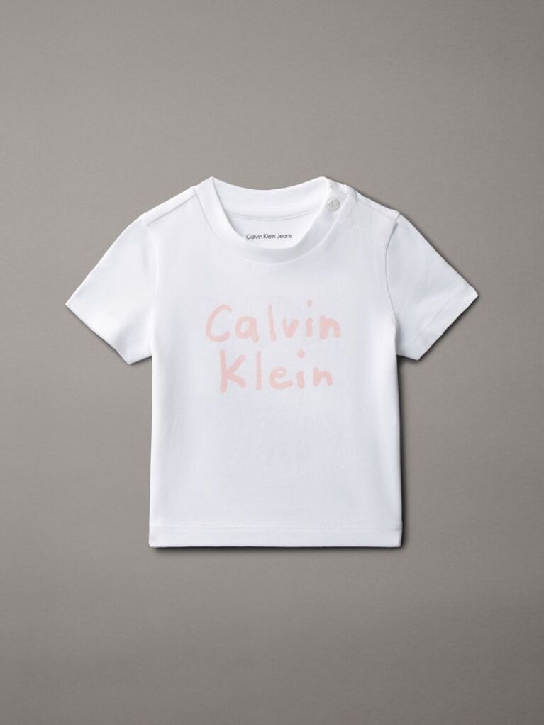 White Newborn Logo T-shirt  Newborn