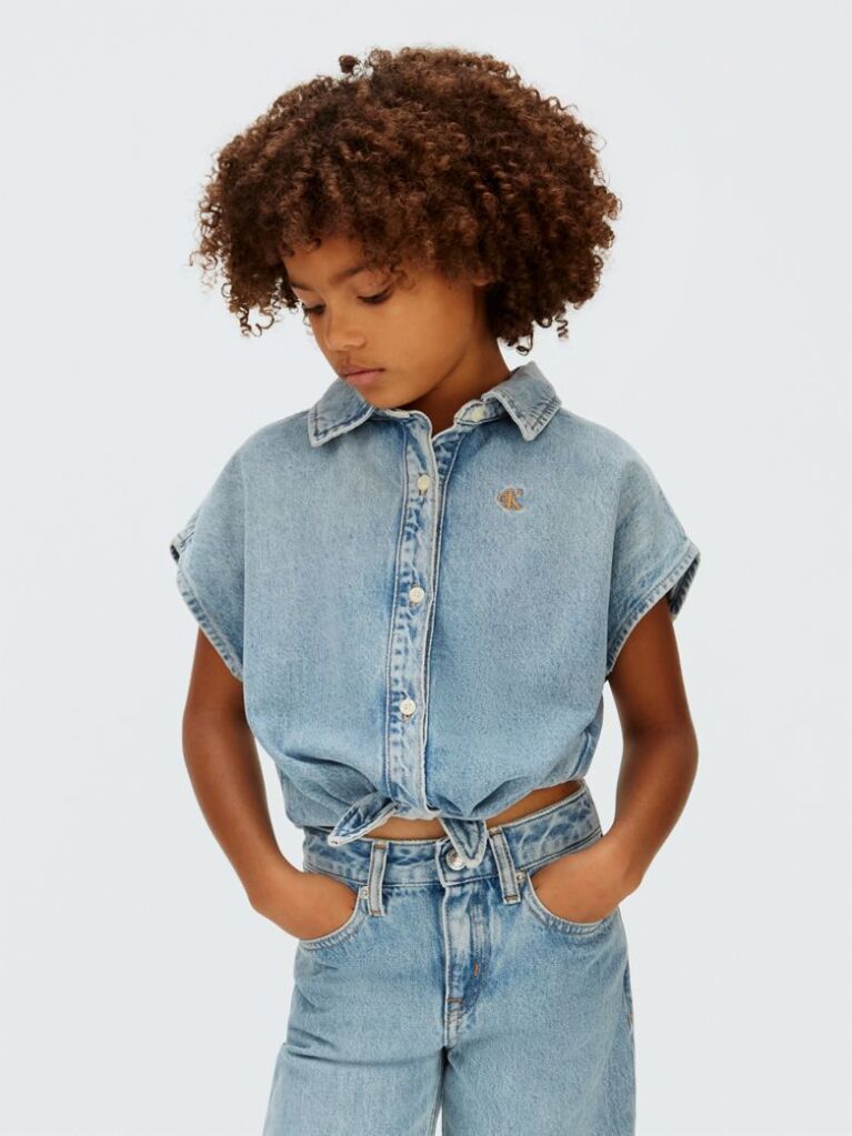 Denim Denim Τοπ Με Δέσιμο Μπροστά  Κορίτσι