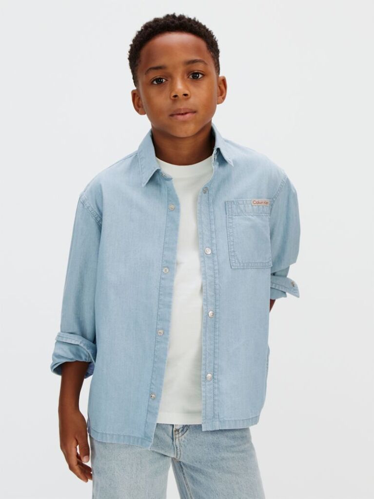 Denim Υφασμάτινο Πουκάμισο Chambray  Αγόρι