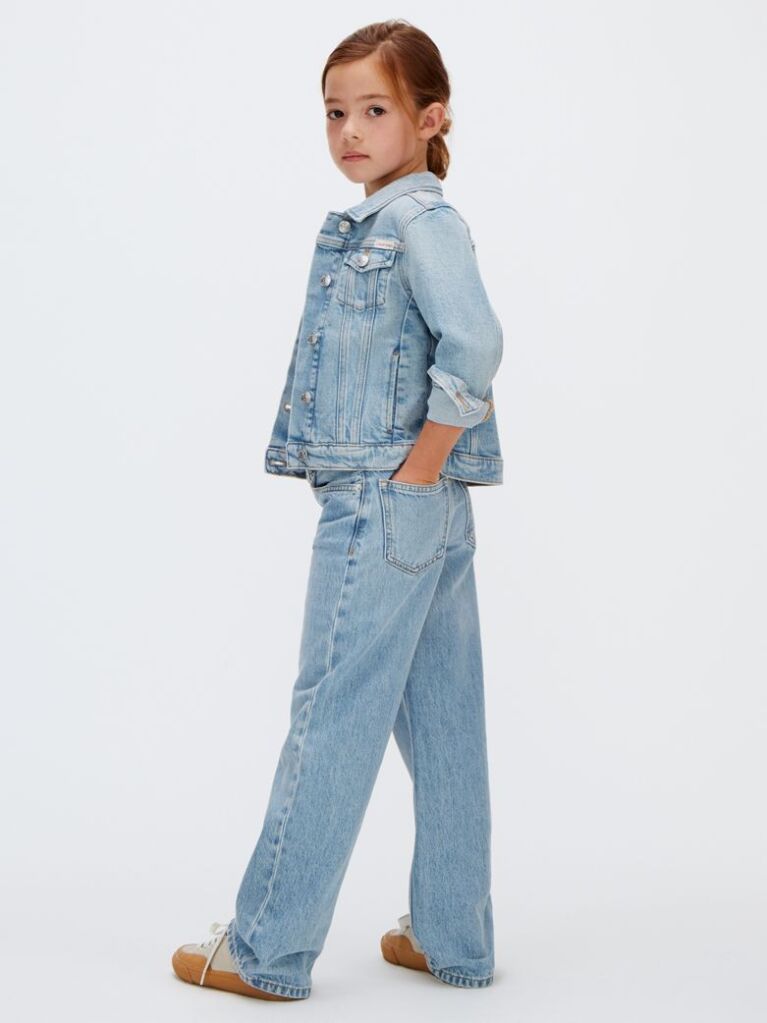 Denim Loose Wide Leg Jeans  Girls