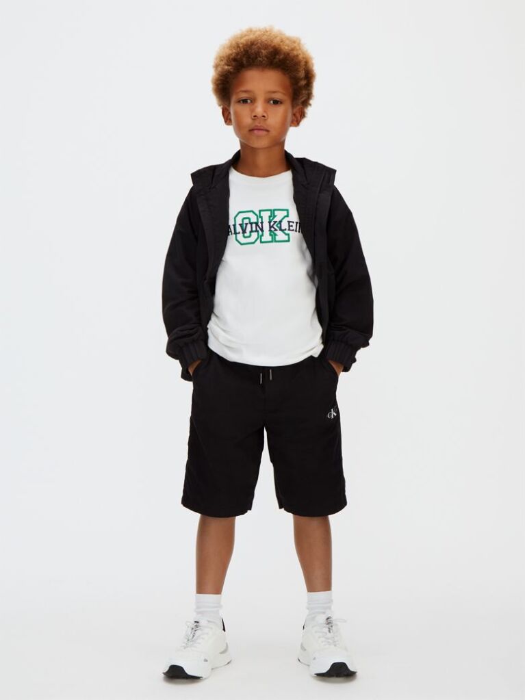 Black Parachute Shorts  Boys