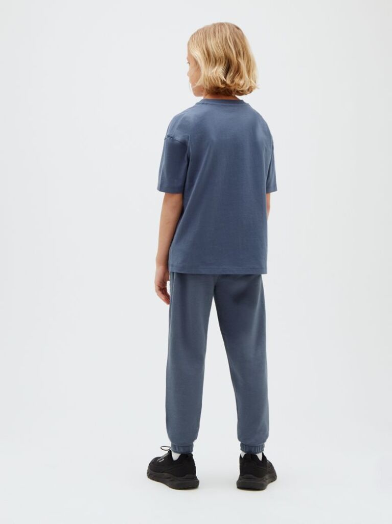 Blue Graphic Logo Relaxed Joggers  Boys