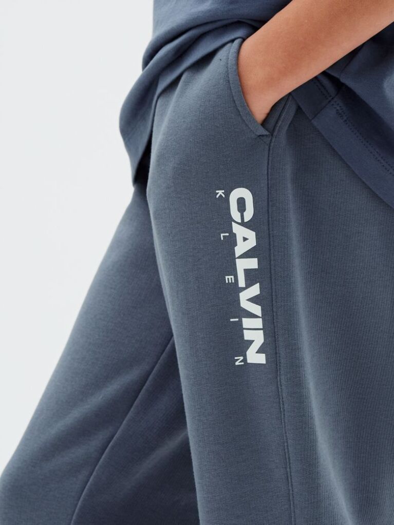 Blue Graphic Logo Relaxed Joggers  Boys