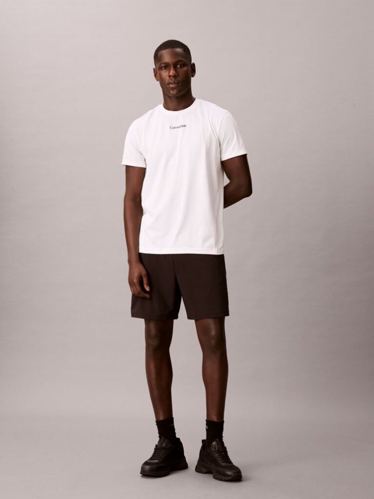 White Breathable Quick-Dry Gym T-shirt  Men